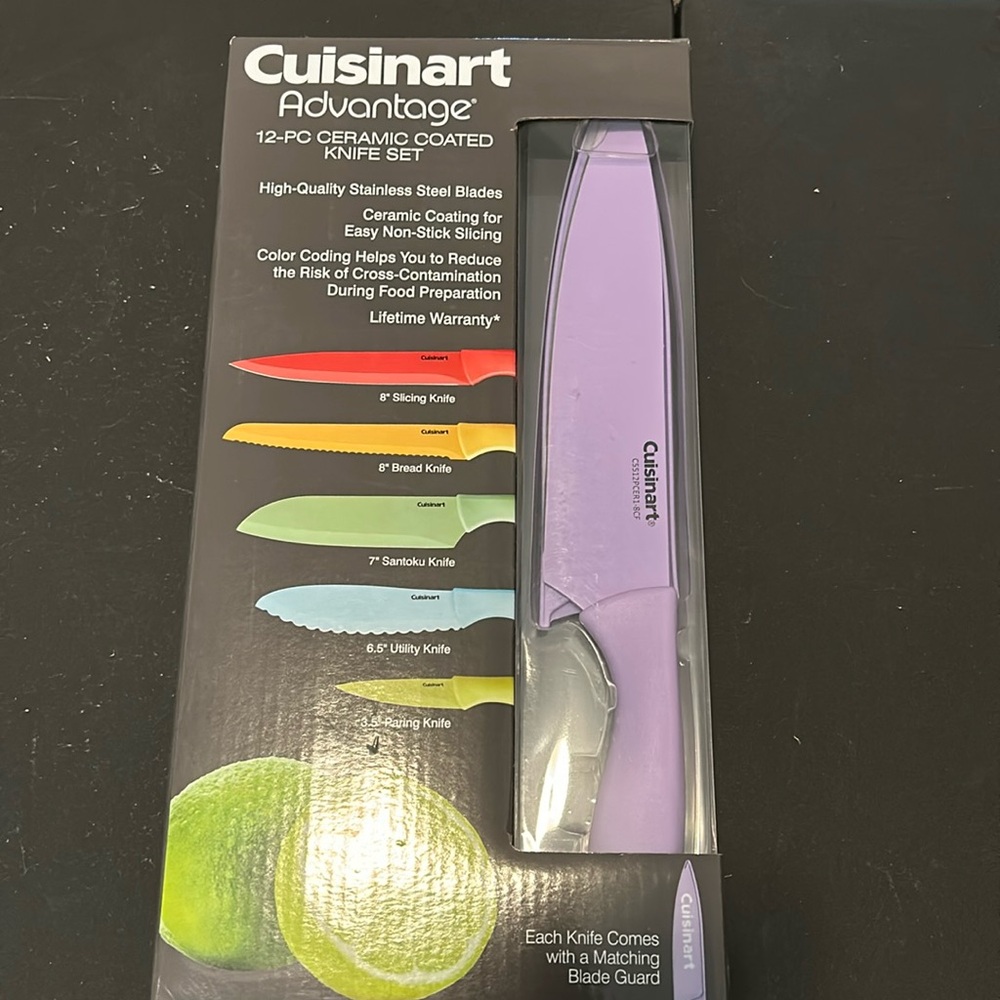 Cuisinart Advantage 12-pc Ceramic Coated Knife Set
